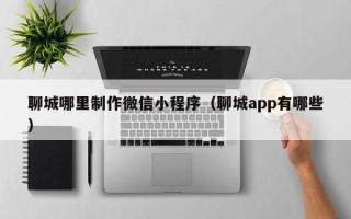 芜湖聊城哪里制作微信小程序（聊城app有哪些）